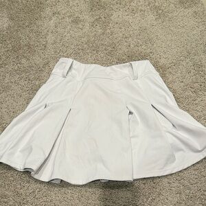 HALARA White Circle Skirt